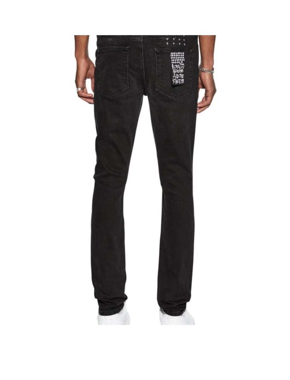Ksubi Chitch Royalty Heroism and the Streets Distressed Black Skinny Jeans